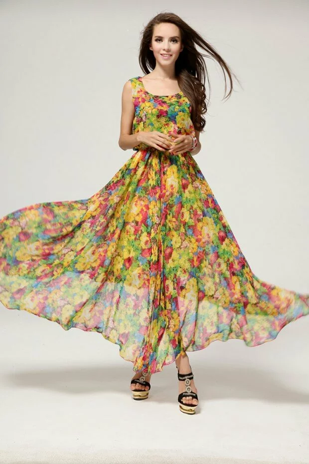 Модные платья весна-лето 2015.